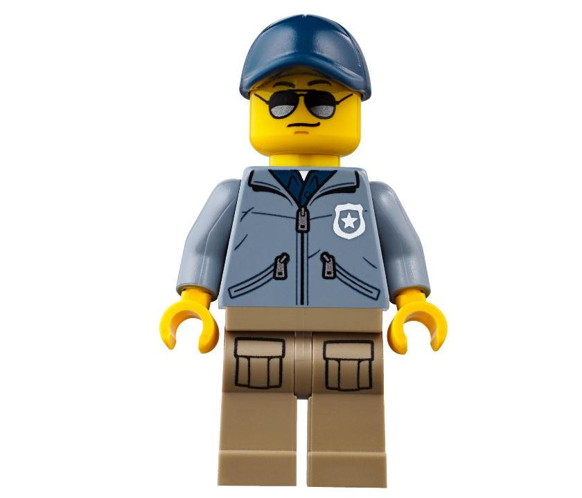 Конструктор из серии Lego City - Погоня по горной реке City Police  